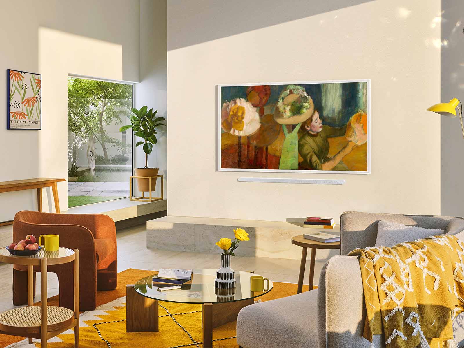 Samsung 50” Class The Frame LS03FA QLED 4K Art Mode Vision AI Smart TV (2025)