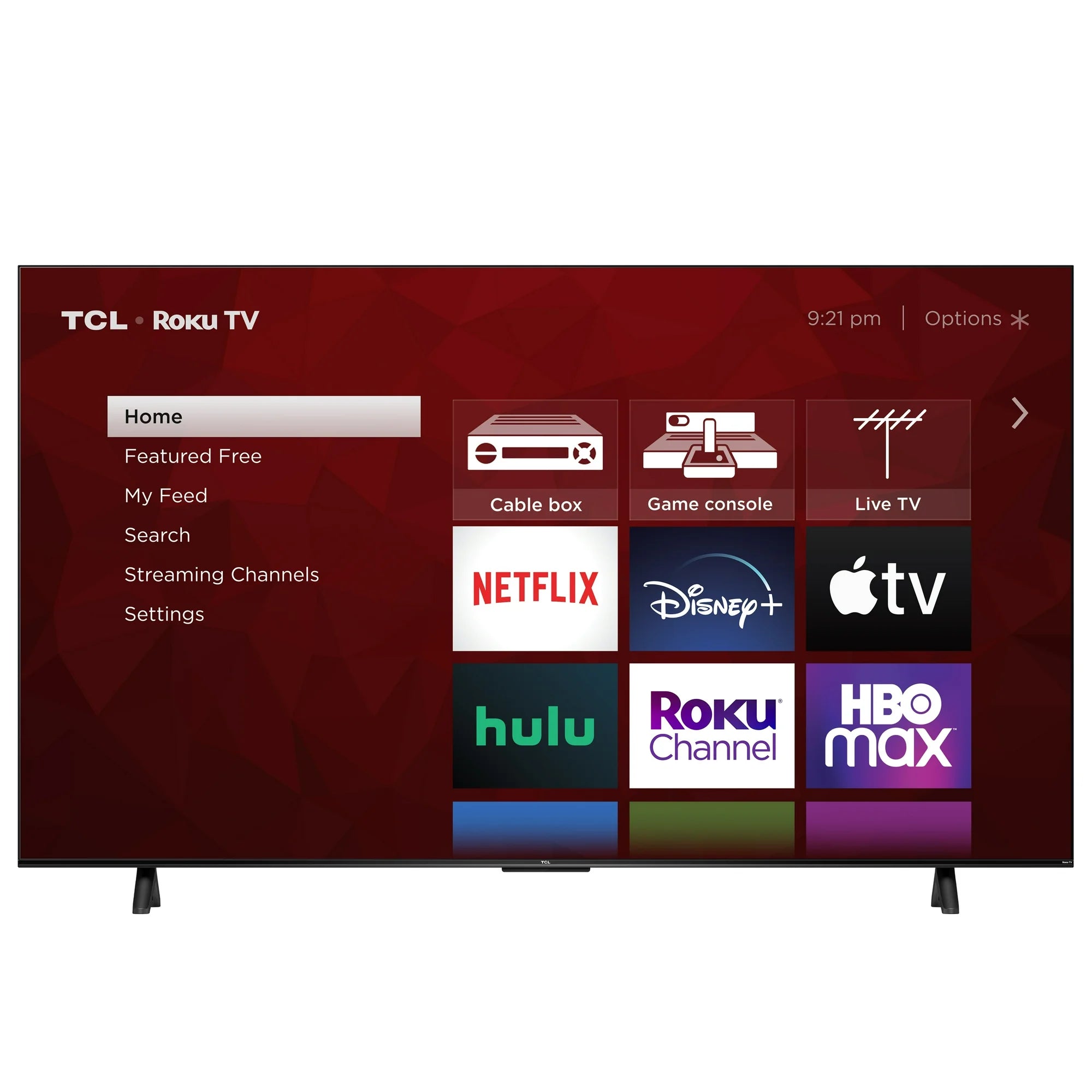TCL - 65” Class S4 (65S451) 4K UHD HDR Smart TV with Roku TV