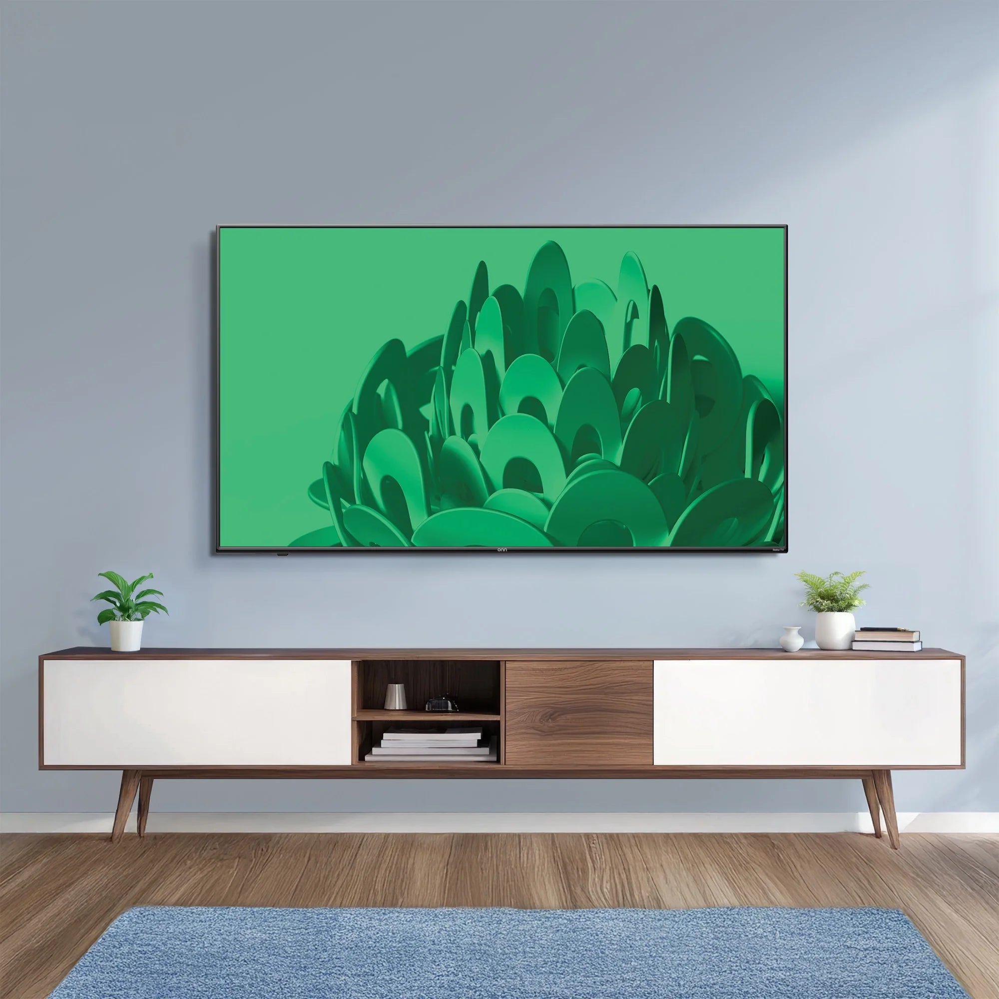 Onn. - 70” Class 4K UHD (2160P) LED Roku Smart Television HDR (100012588)