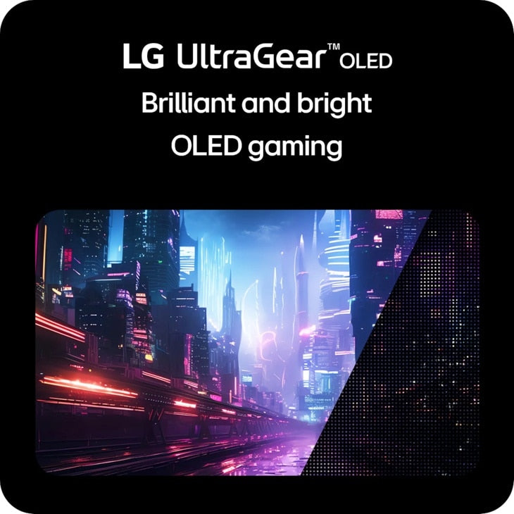 LG - 45" UltraGear™ OLED WQHD 1440P 240Hz 0.03ms G-Sync Compatible 800R Curved Gaming Monitor with Built-in Speakers