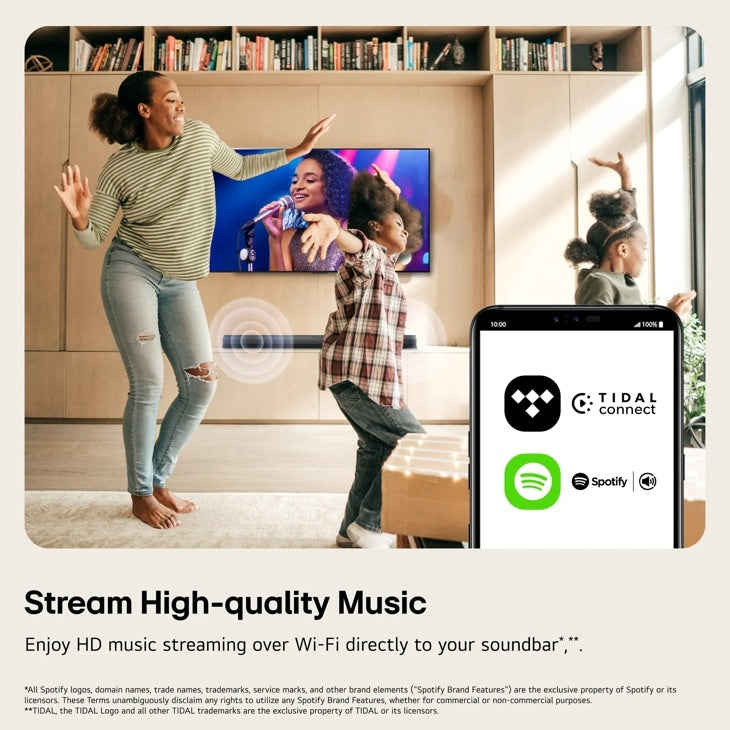 LG - S80TR LG Home Theater Soundbar with Dolby Atmos® and Rear Speakers, 5.1.3 channel, Best OLED matching