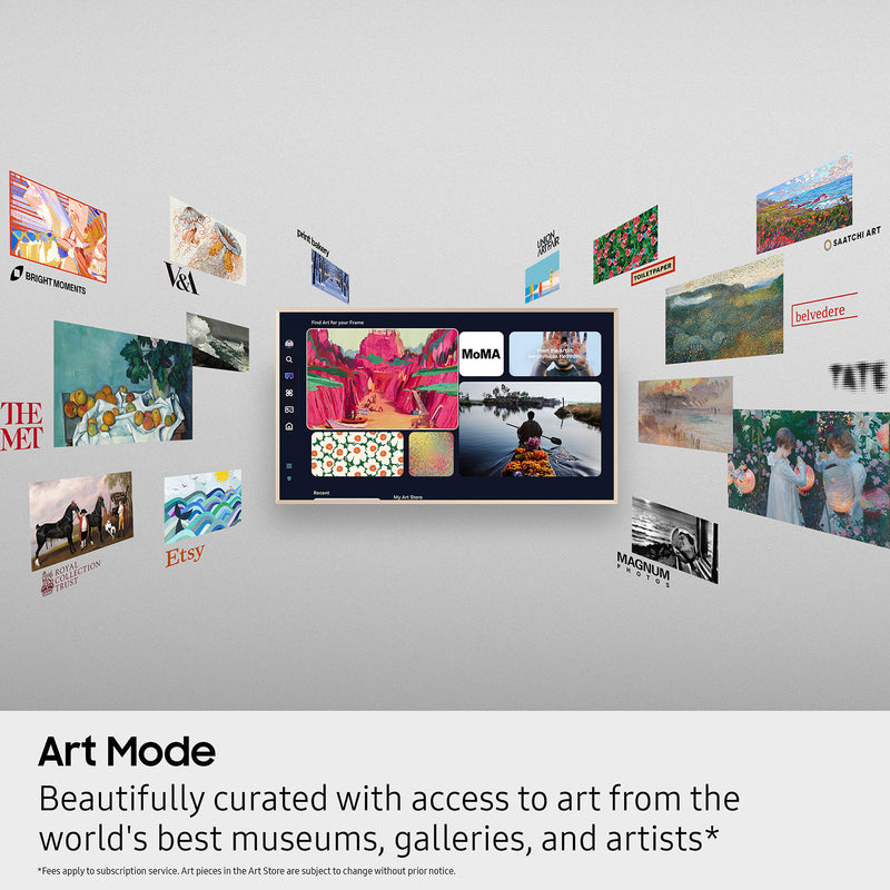 Samsung 50” Class The Frame LS03FA QLED 4K Art Mode Vision AI Smart TV (2025)