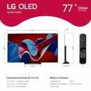 LG - 77" C4 OLED evo 4K Smart TV OLED77C4PUA