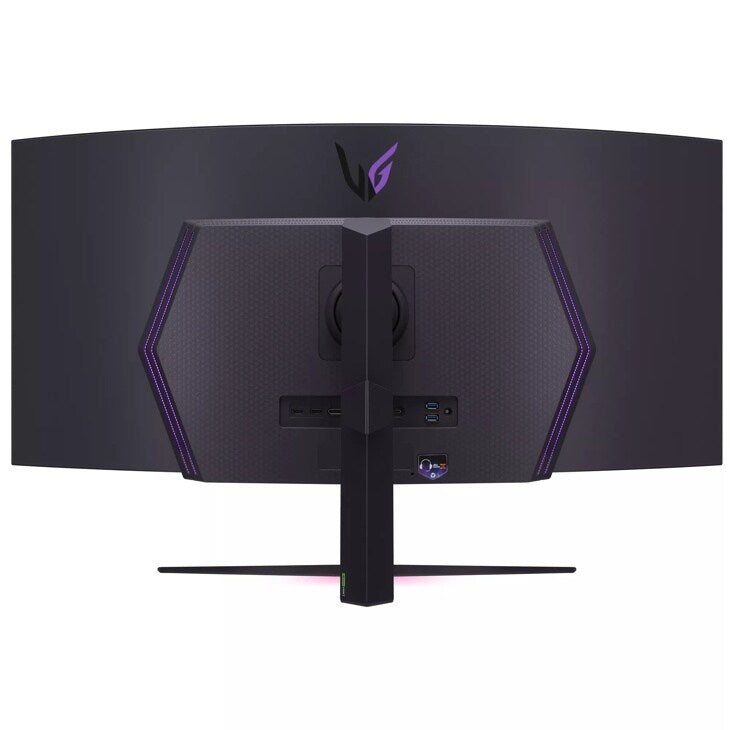 LG - 45" UltraGear™ OLED WQHD 1440P 240Hz 0.03ms G-Sync Compatible 800R Curved Gaming Monitor with Built-in Speakers