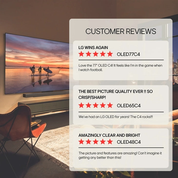 LG - 65 Inch Class LG OLED evo C4 4K Smart TV 2024