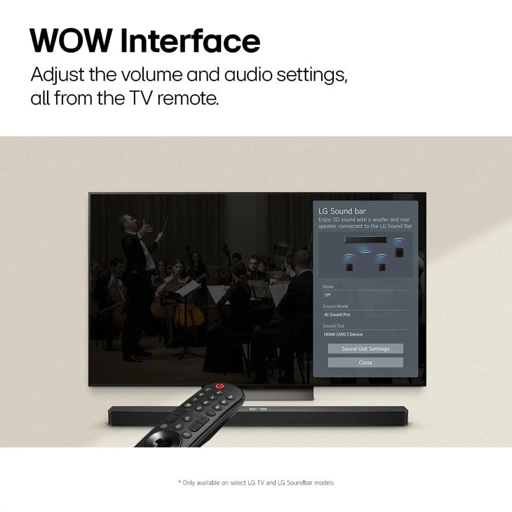 LG - S40T LG Soundbar for TV with Dolby Audio™ 2.1 channel