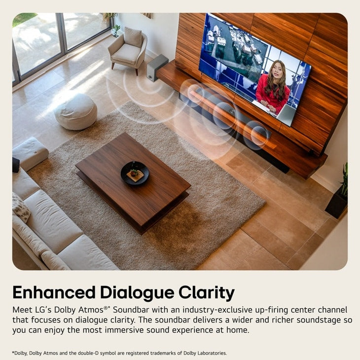 LG - S70TY LG Soundbar for TV with Dolby Atmos® 3.1.1 channel