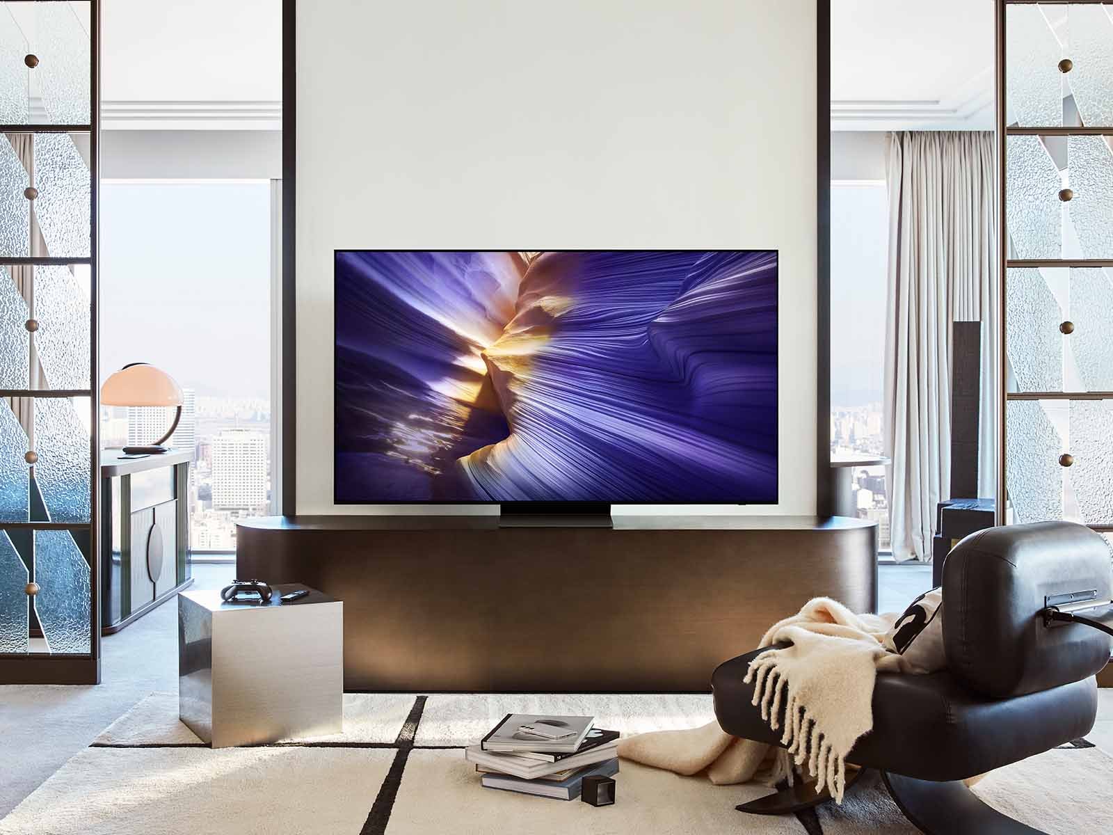 Samsung - 65” Class S90F Series OLED 4K UHD SamsungVision AI Smart Tizen TV (2025)