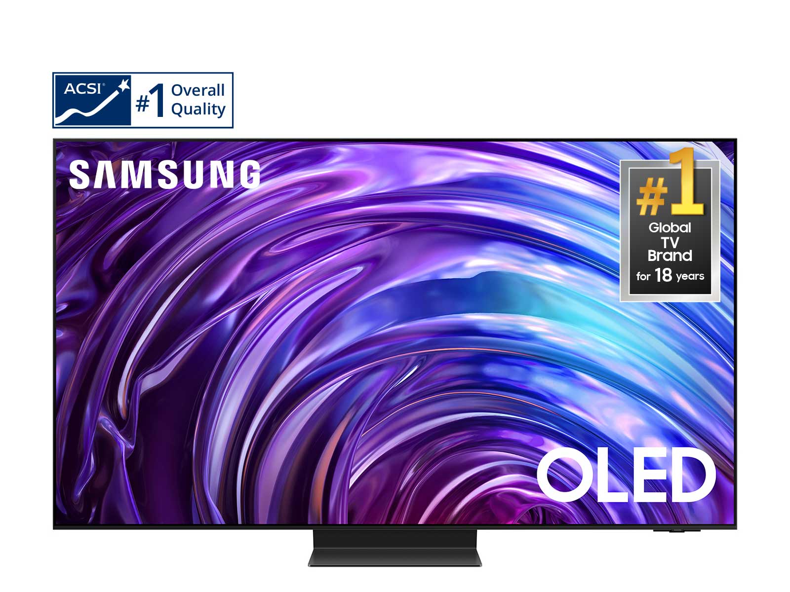 Samsung - 77" Class OLED TV, 4K AI TV Upscaling - S95D