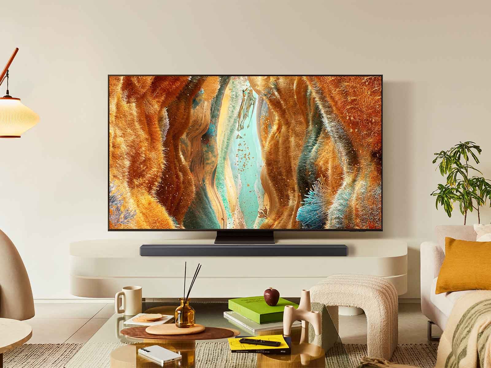 Samsung - 85" Class Neo QLED 4K TV, Samsung Vision AI Smart TV, QN70F