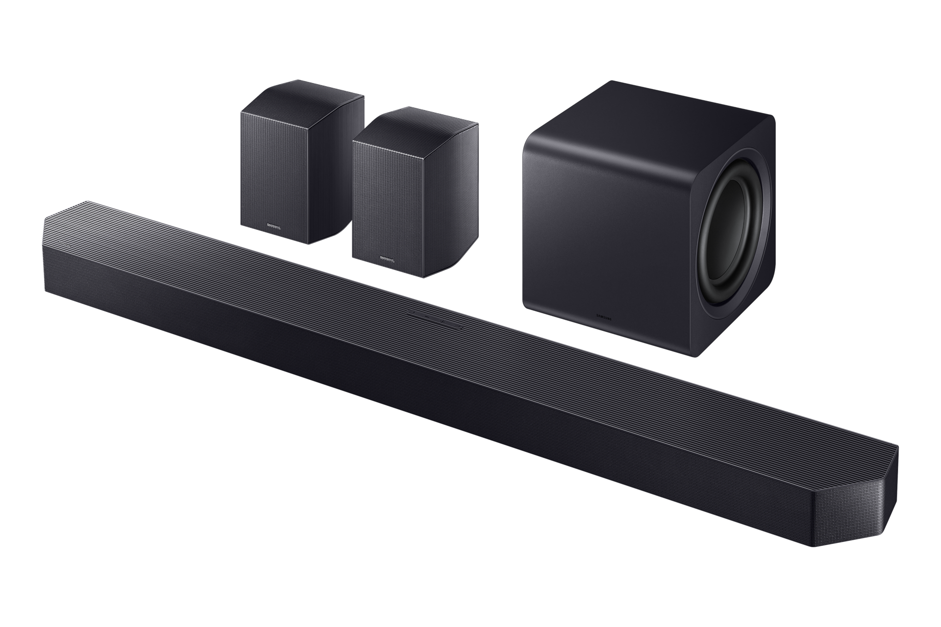 Samsung - Q-series Soundbar with Subwoofer & Rear Speakers HW-Q990F